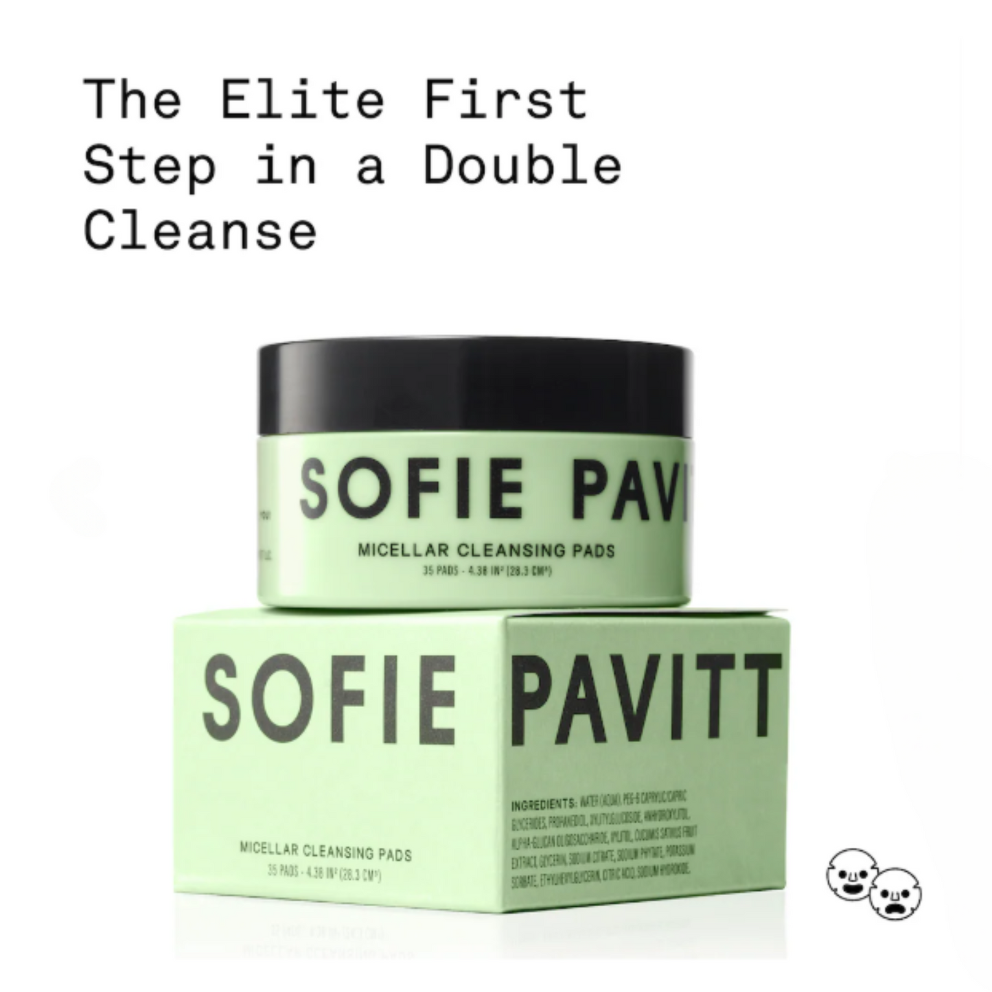 SOFIE PAVITT FACE - Micellar Cleansing Pads