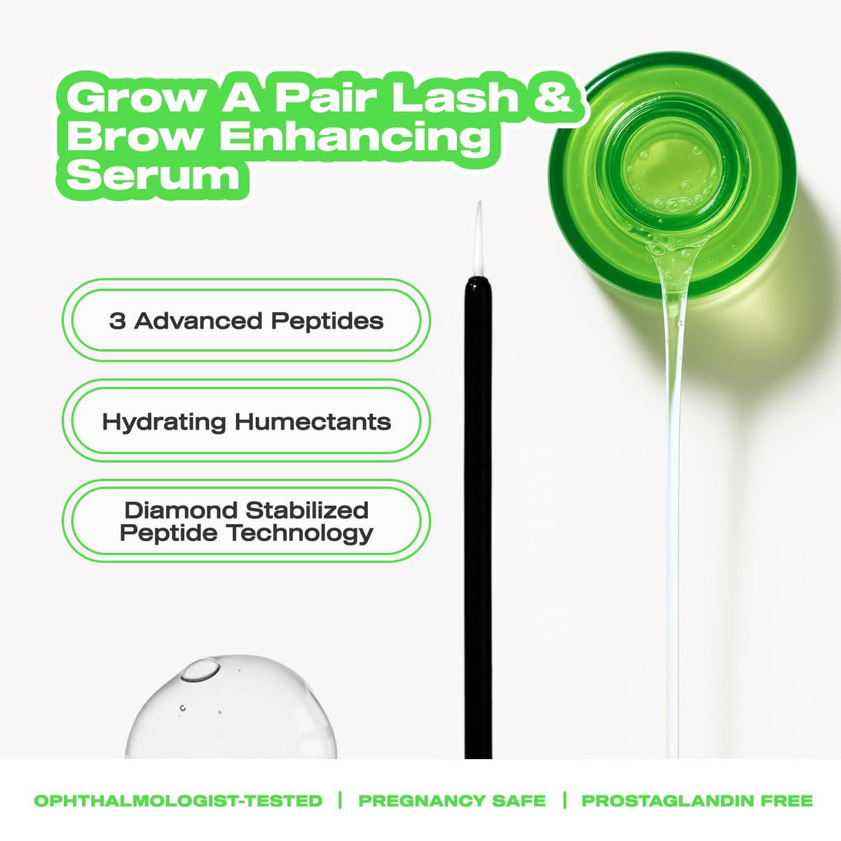 Educated Mess Grow A Pair lash and brow enhancing serum