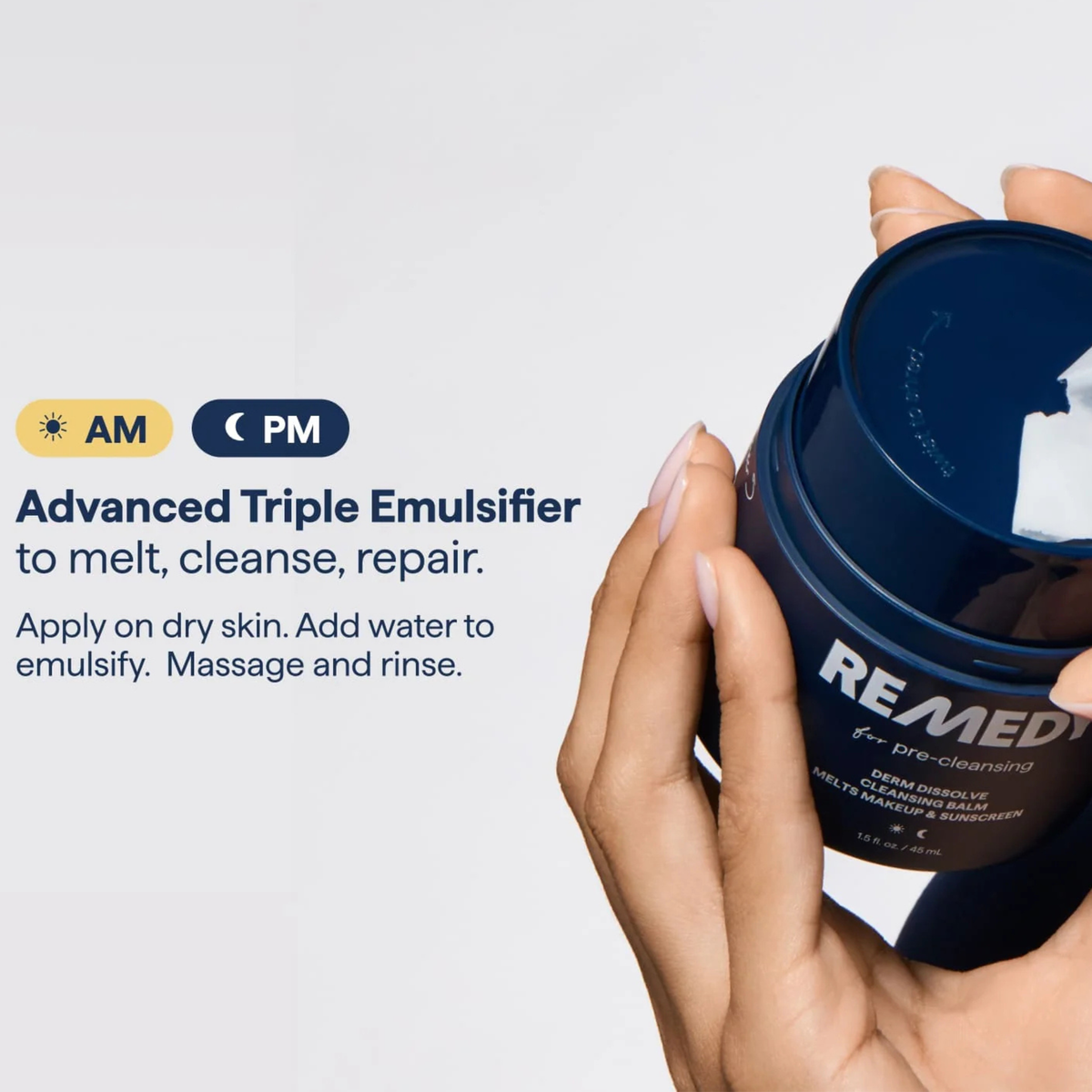 REMEDY Derm Dissolve Cleansing Balm