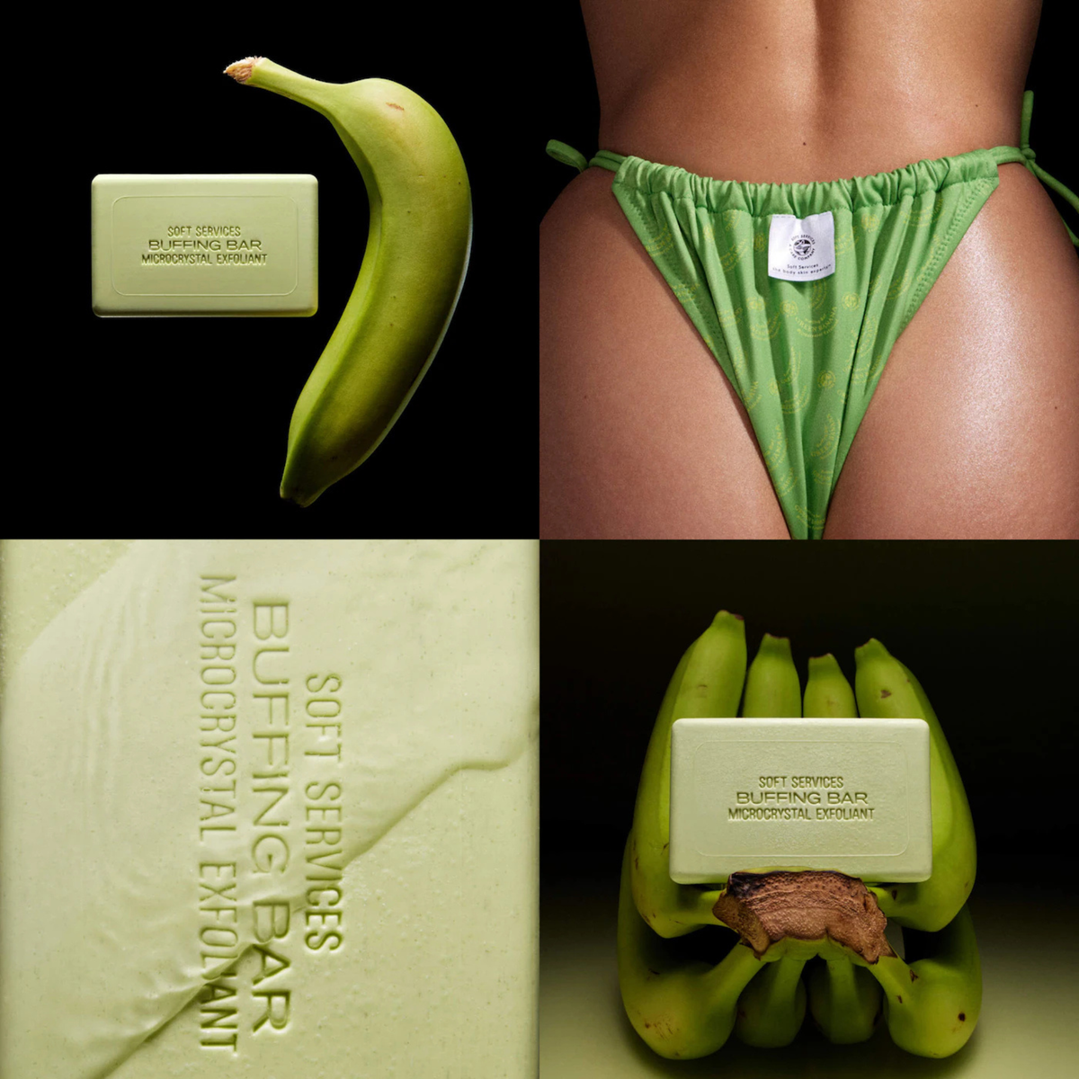 Soft Services Green Banana Buffing Bar