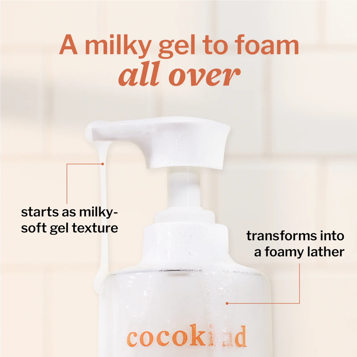 cocokind Milky Soft Face and Body Cleanser
