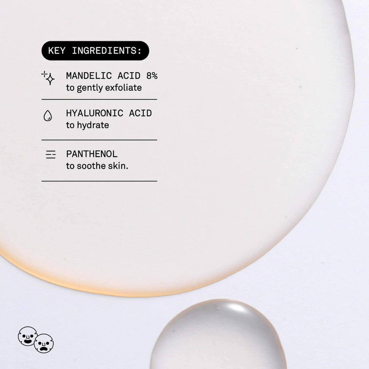 Sofie Pavitt Face Mandelic Clearing Serum key ingredients