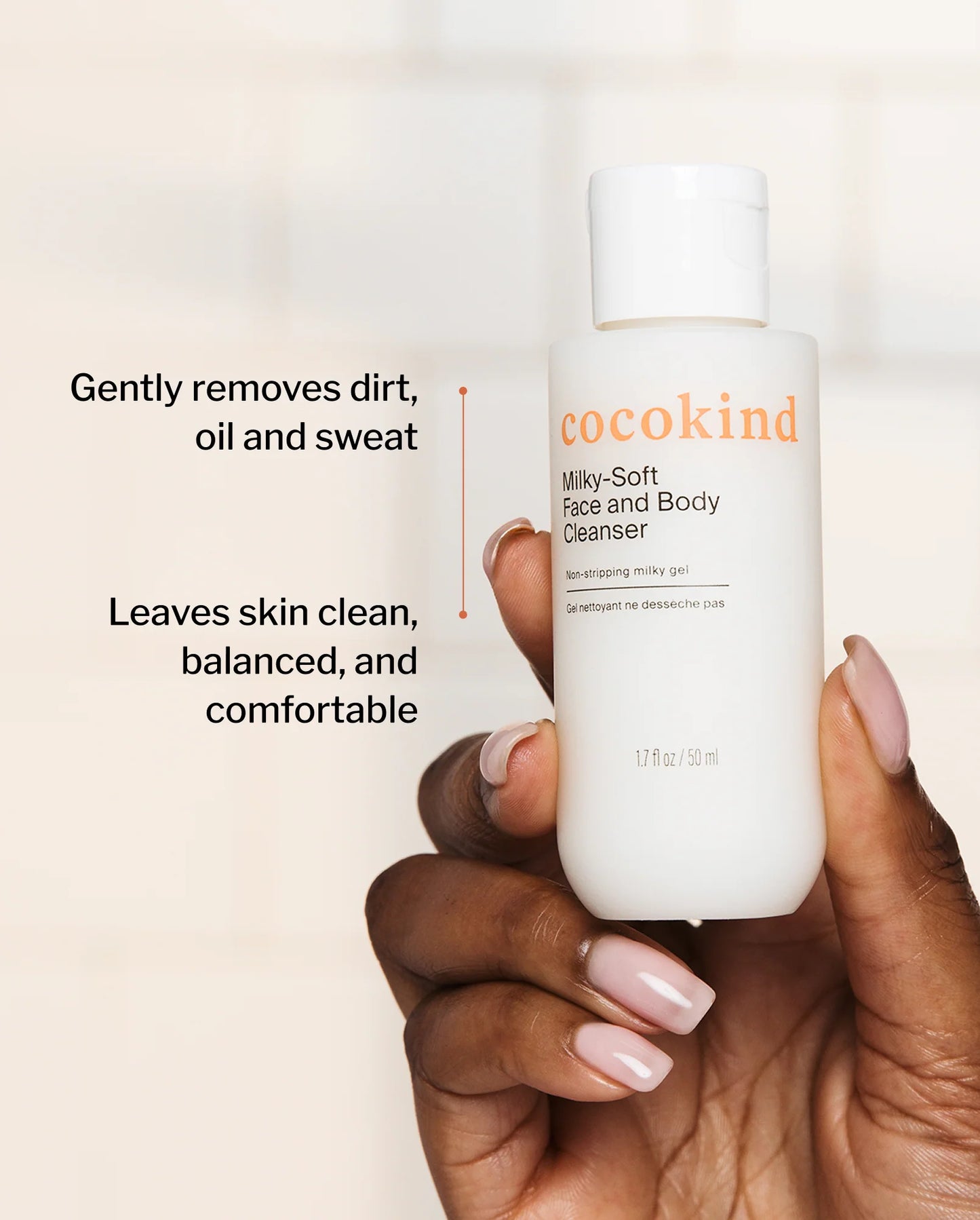 Milky Soft Face and Body Cleanser – Travel Size