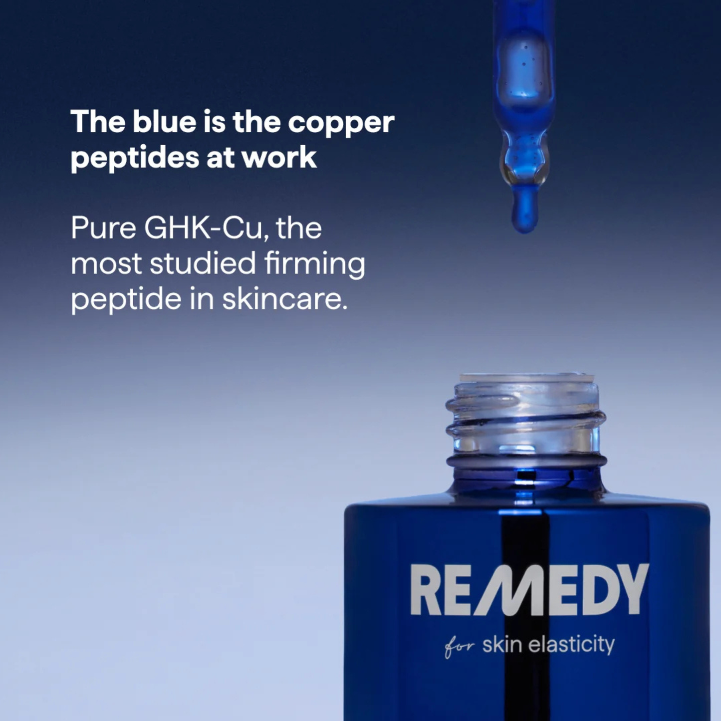 Remedy by Dr Shah Copper Peptide Complex firming serum bottle