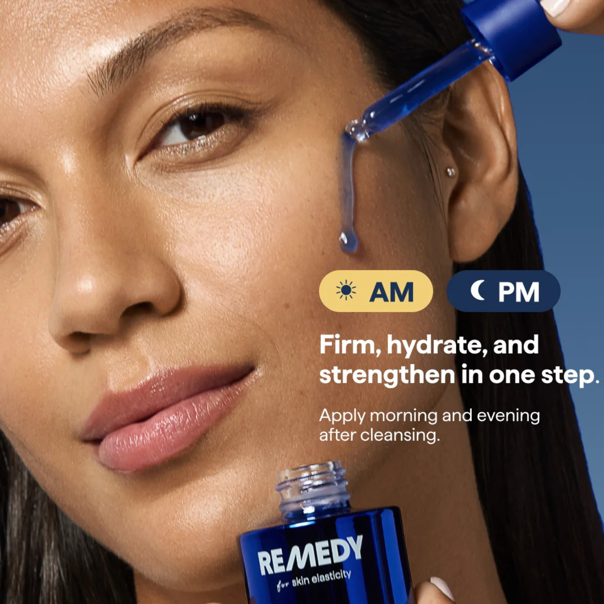 Remedy by Dr Shah Copper Peptide Complex firming serum bottle