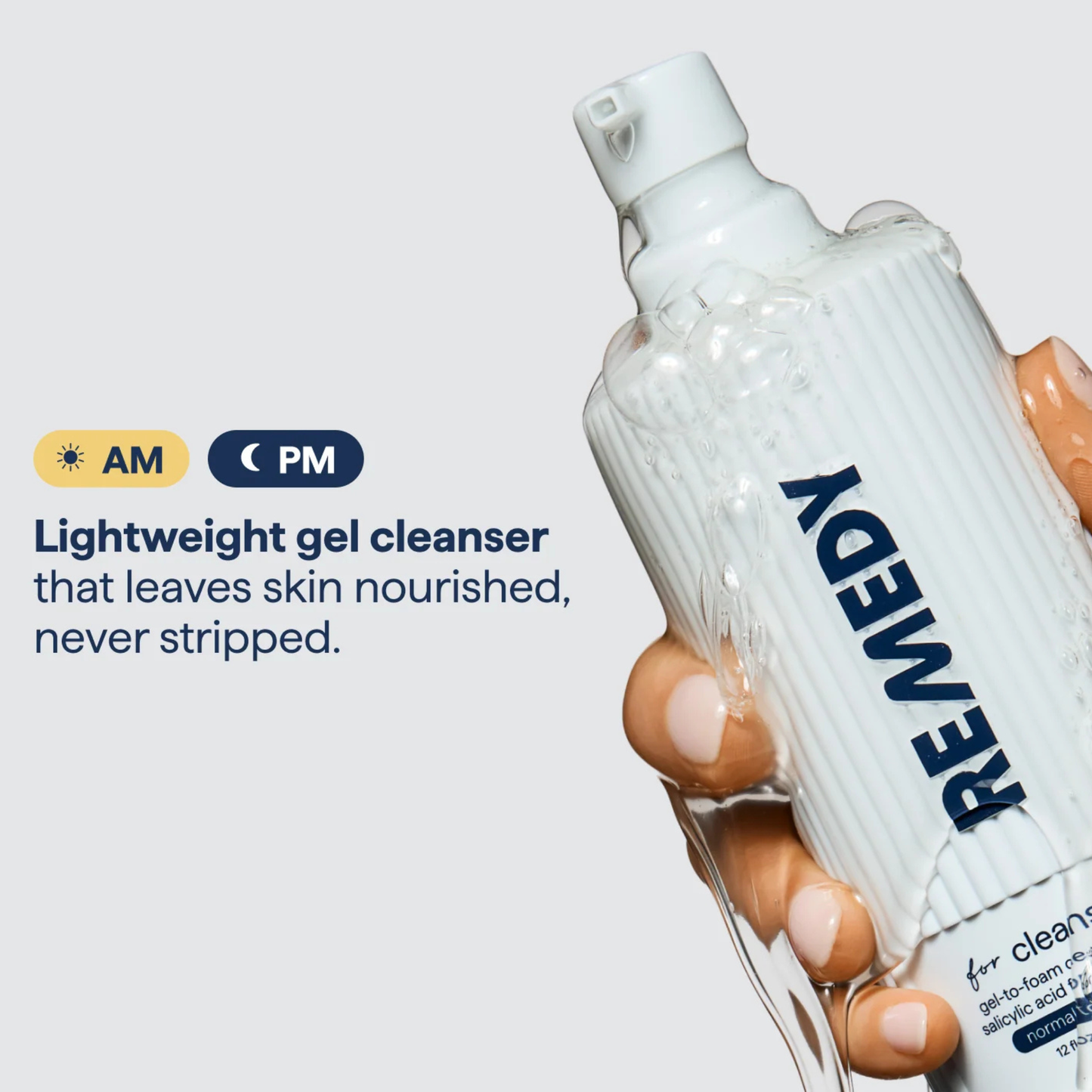 Gel-to-Foam Cleanser with Salicylic Acid