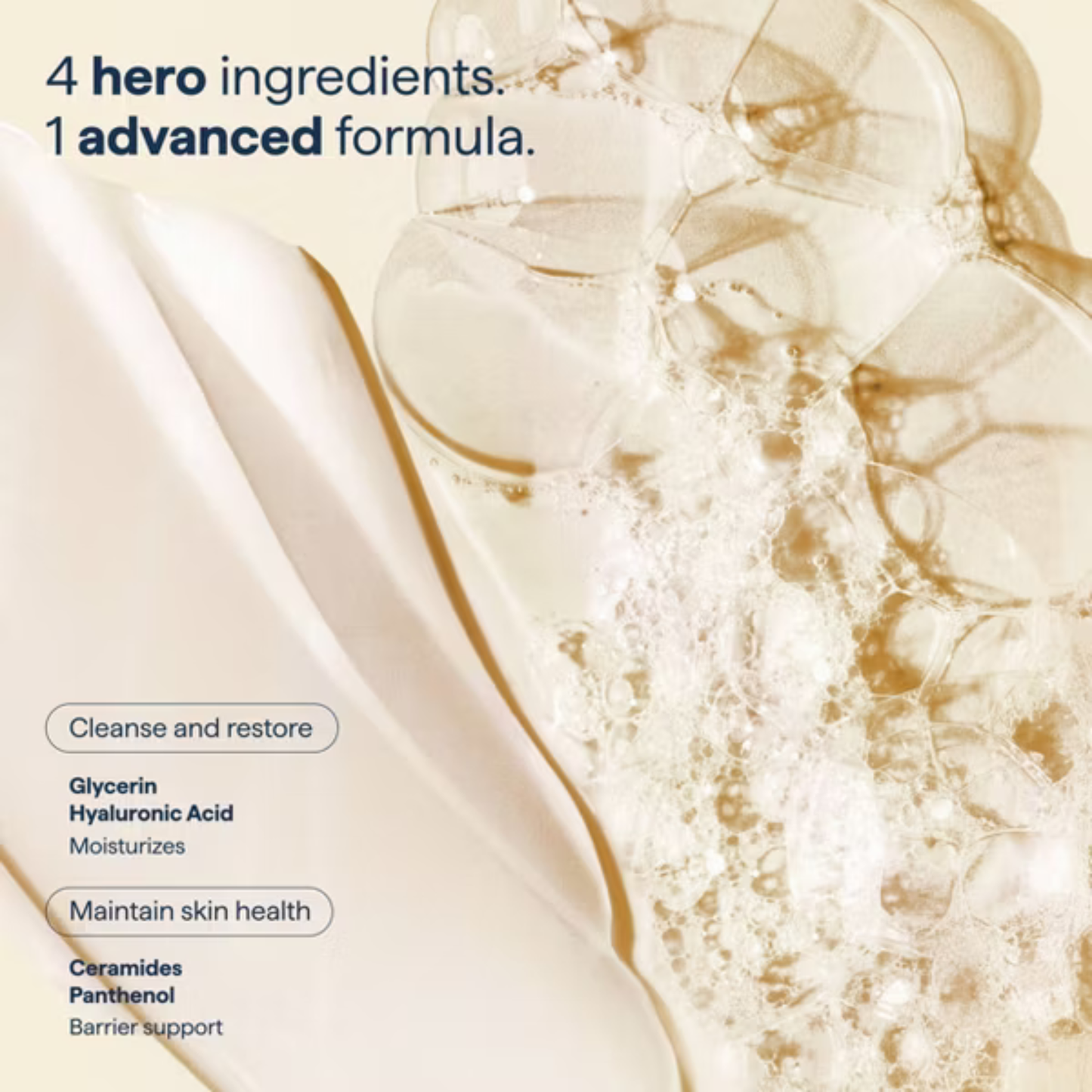 Cream-to-Foam Cleanser With Ceramides