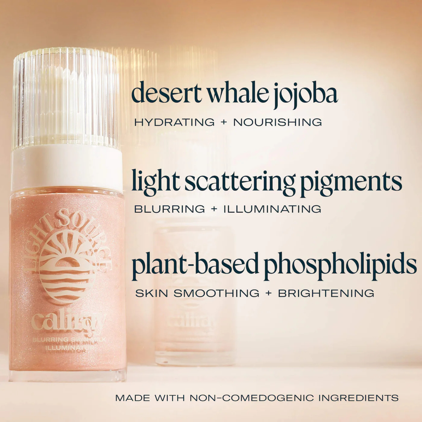 Light Source Blurring and Hydrating Illuminator