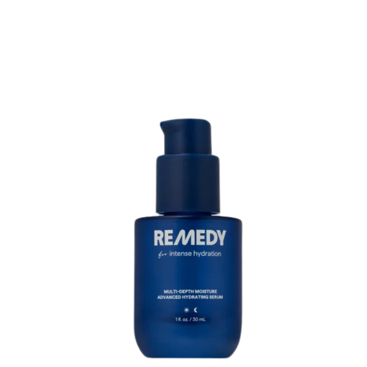 Remedy by Dr Shah Multi-Depth Moisture advanced hydrating serum bottle