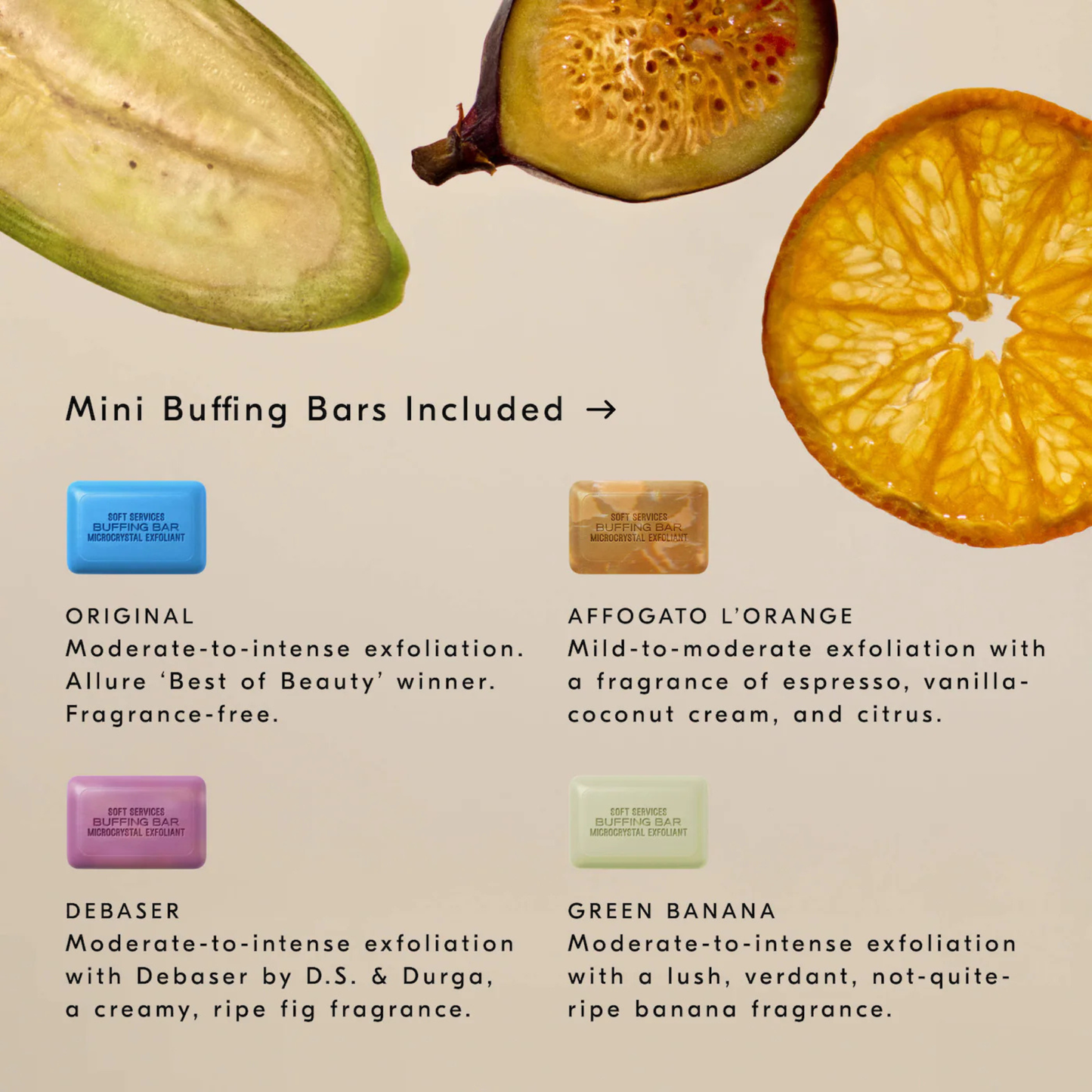 Soft Services - Buffing Bar Miniature Body Gift Set: Volume 1