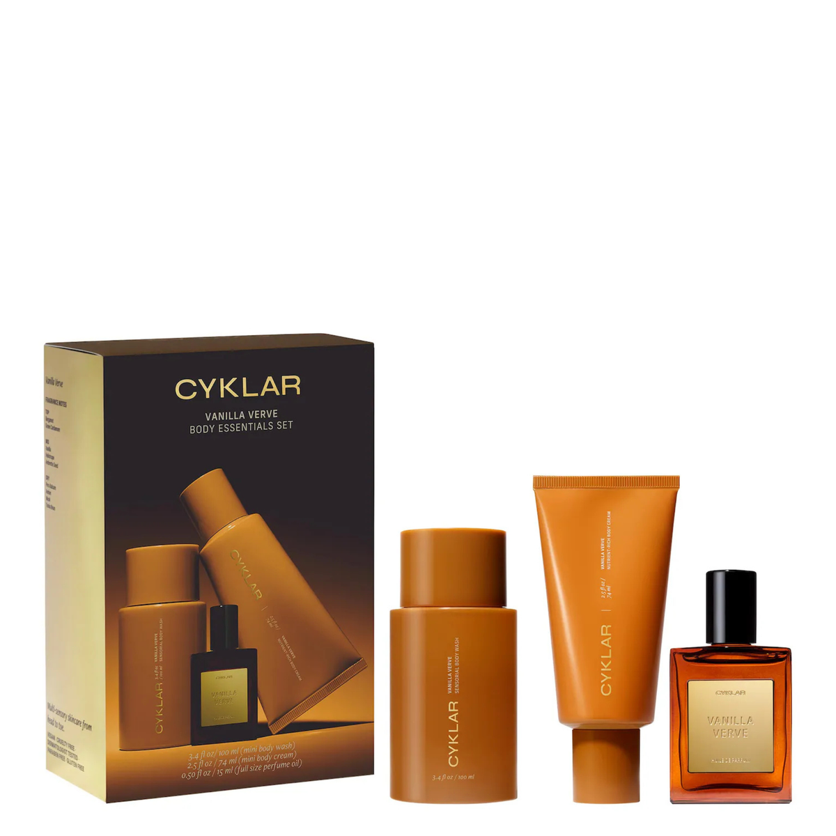 CYKLAR Vanilla Verve Body Essentials Gift Set