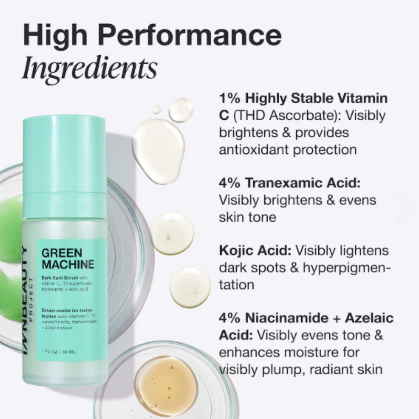 iNNBEAUTY PROJECT - Green Machine Vitamin C Dark Spot & Hyperpigmentation Serum