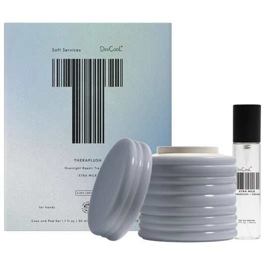 Soft Services x DedCool - Theraplush “Xtra Milk” Overnight Repair Treatment + Travel Size Perfume Spray Gift Set
