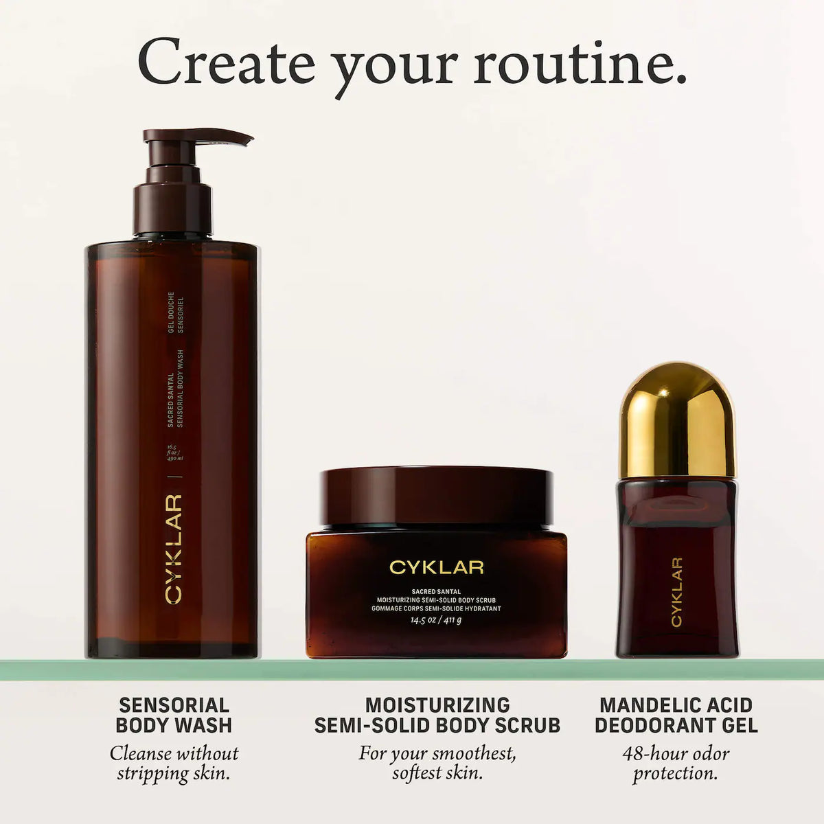 CYKLAR Sacred Santal Body Scrub key ingredients