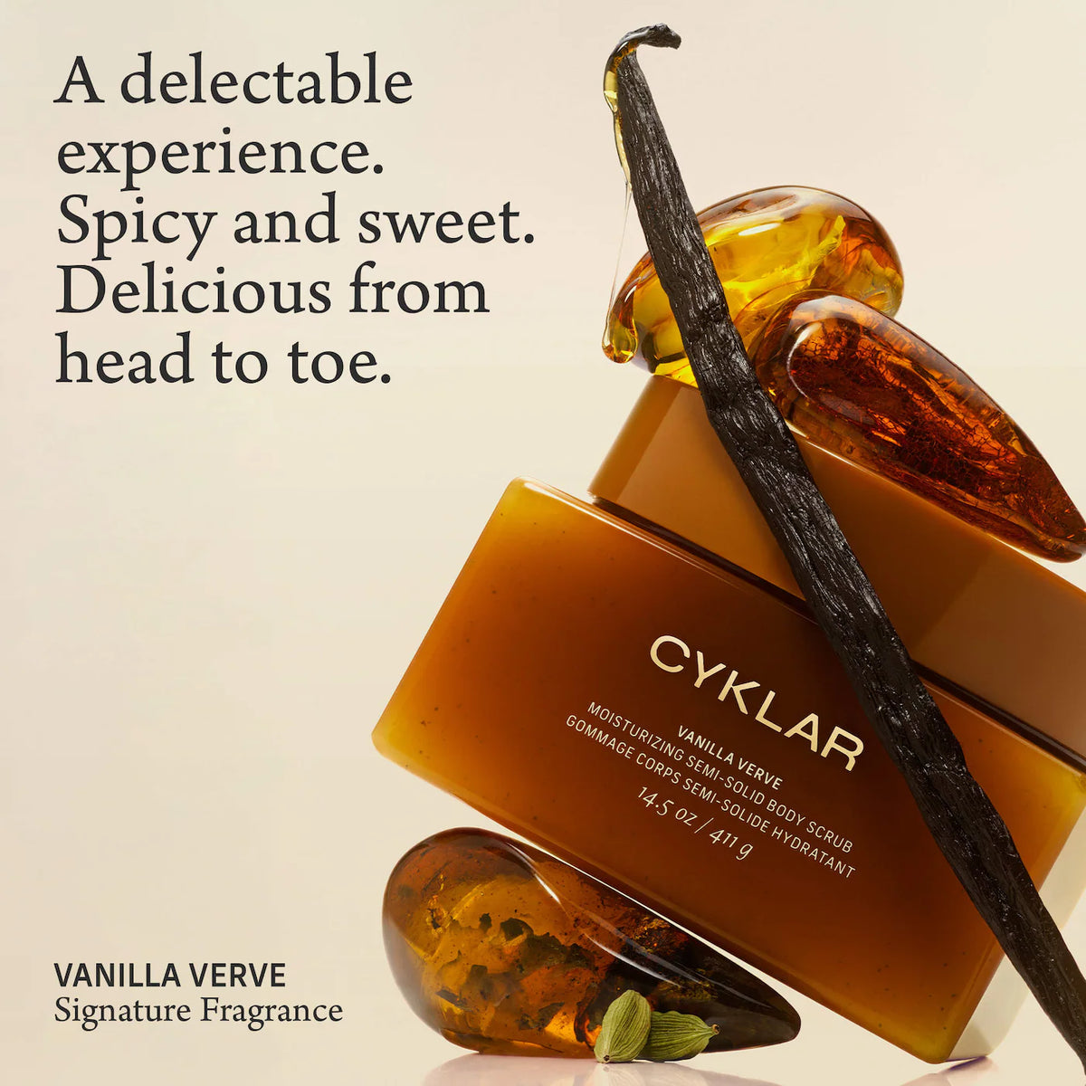 CYKLAR Vanilla Verve Body Scrub texture