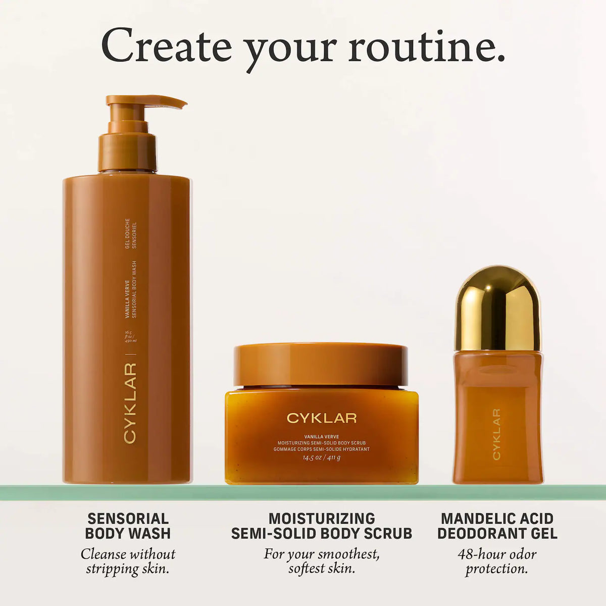 CYKLAR Vanilla Verve Body Scrub key ingredients
