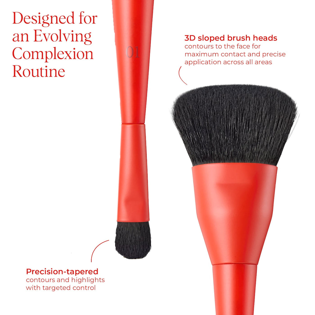 Hung Vanngo Beauty The Evolving Face Brush dual-ended complexion brush